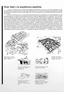 Alvar Aalto y la arquitectura española