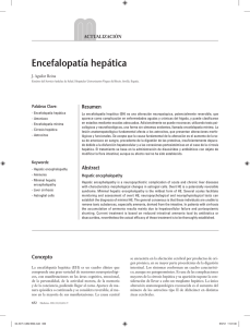 Encefalopatía hepática - Elsevier Instituciones