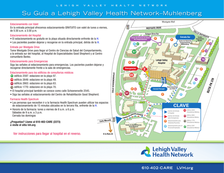 Su Guía A Lehigh Valley Health Network Muhlenberg