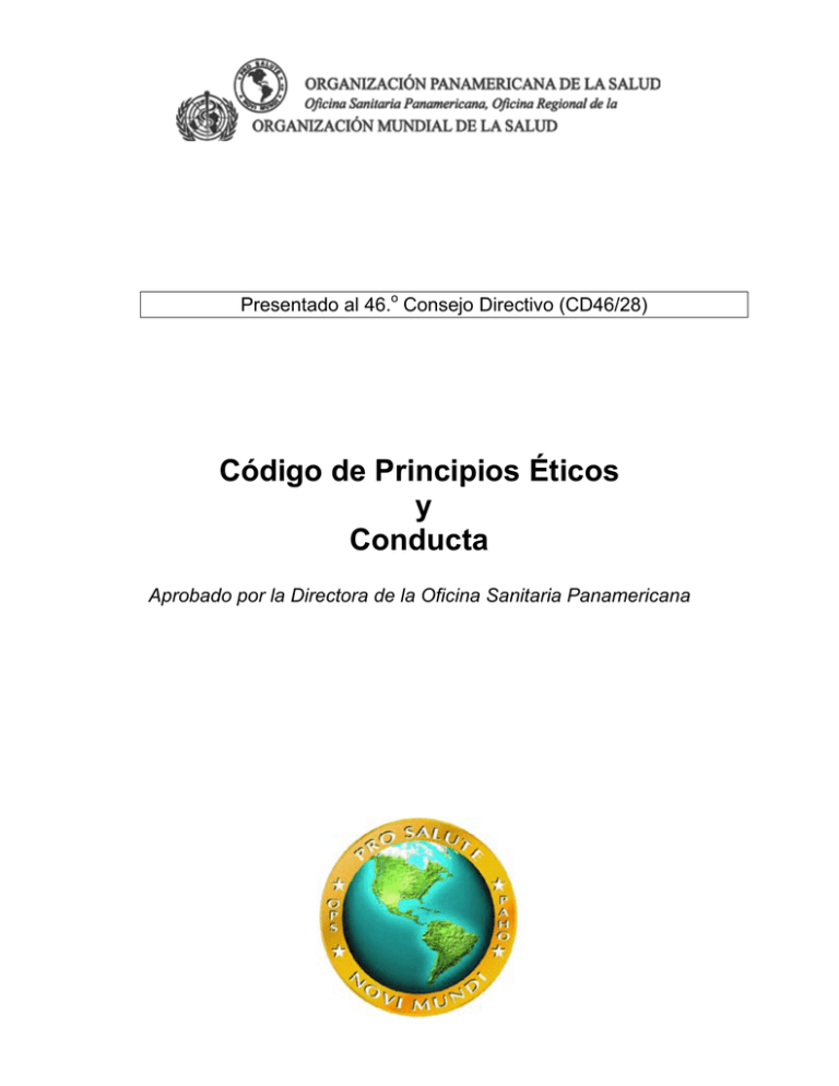 Código De Principios Éticos Y Conducta