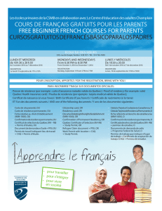 cours de français gratuits pour les parents free beginner french
