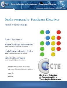 Cuadro comparativo- Paradigmas Educativos - etic