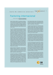 Factoring internacional - Plan de Promoción Exterior