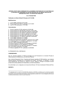 Decreto Supremo N&ordm; 059-96-PCM