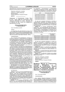 Cuadernillo de Normas Legales - OTANOR | Organización Técnica