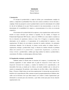 Introducción Enrique Yacuzzi Marcelo Quiñones I. Introducción El