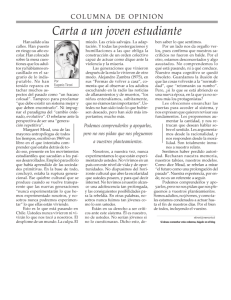 Page 1 COLUMNA DE OPINION Han salido alas calles. Han puesto