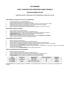 INSTRUCCIONES TCF CERAMIC PDF