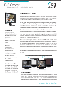 IDIS CENTER - Software de monitorizacion IDIS