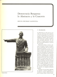 Democracia Burguesa: lo Abstracto y lo Concreto