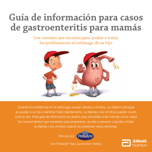 Guía de información para casos de gastroenteritis para