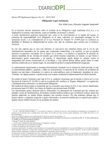 Obligación Legal Autónoma Por Ailén Lesa y Ricardo Augusto
