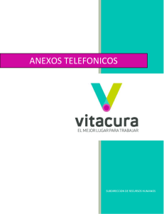 anexos telefonicos - Municipalidad de Vitacura