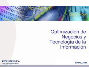 Optimización de Negocios y Tecnología de la Información
