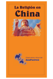 la religion en china - Observatorio Asia Pacifico