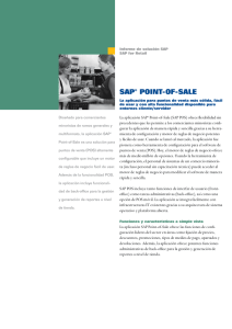 SAP® POINT-OF-SALE