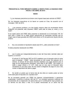 documento del Foro CREE 8 abril de 2014