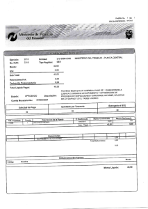 Monto: 40,00 IVA: 0,00 - Ministerio del Trabajo