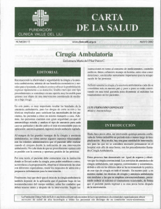 Cirugía Ambulatoria - Biblioteca Digital