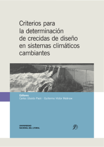 crecidas manual.cdr - FICH-UNL - Universidad Nacional del Litoral