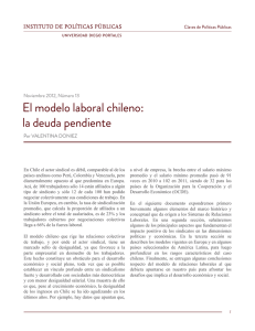 El modelo laboral chileno: la deuda pendiente