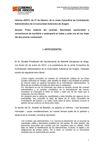 Informe 4/2013 - Gobierno de Aragón