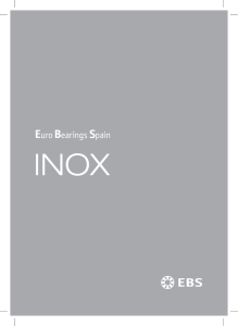 Catálogo Inox - rodamientos euro bearings spain