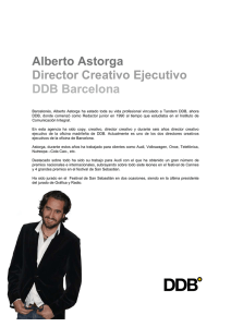 Alberto Astorga Director Creativo Ejecutivo DDB Barcelona