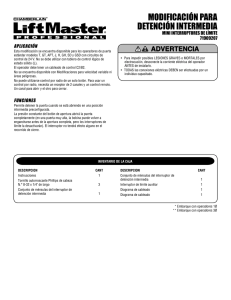 modificación para detención intermedia