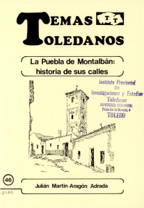 La Puebla de Montalbán: Historia de sus calles