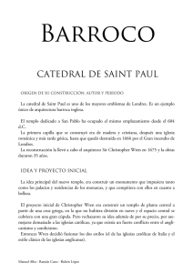 catedral de saint paul - Departamento de Composición Arquitectónica