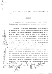 Fresidente del Ilmo. Ayuntamiento de Fernán Núñez (Córdoba) .