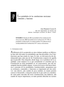 Los preámbulos de las constituciones mexicanas