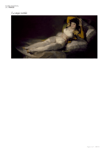 La maja vestida - Goya en El Prado