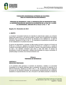 ACTA DE REUNION - Universidad Autónoma de Colombia