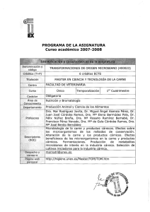 Transformaciones de Origen Microbiano