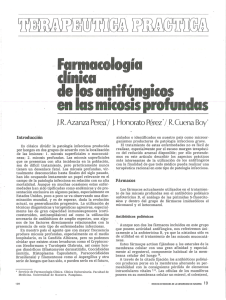 Farmacología clínica de los antifúngicos en las micosis profundas