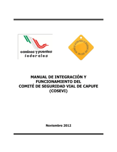 MANUAL DE INTEGRACIÓN Y FUNCIONAMIENTO DEL COMITÉ