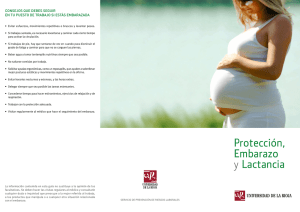 Protección, Embarazo y Lactancia