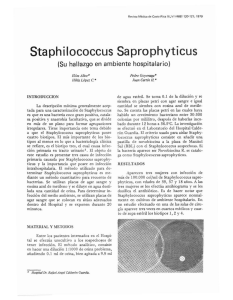 Staphilococcus Saprophyticus