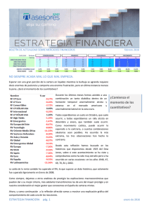 ¿Comienza el momento de los cuantitativos?