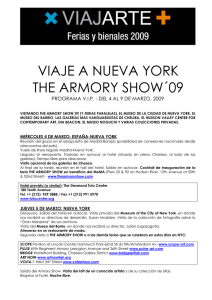 viaje a nueva york the armory show´09