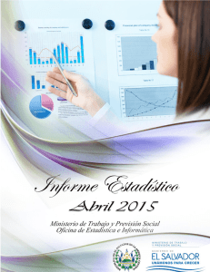 Informe Estadístico Abril 2015