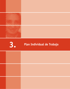 Plan Individual de Trabajo. - Ministerio de Desarrollo Social