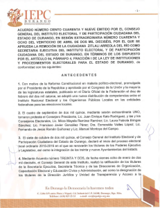 Page 1 # IEPC -1 - ACUERDO NÚMERO CIENTO CUARENTA Y