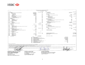 Notas de Revelación a los Estados Financieros HSBC Fianzas 2012