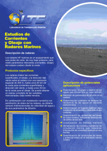 Estudios de Corrientes y Oleaje con Radares Marinos