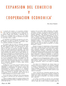 expansión del comercio y cooperació económica