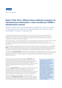 Brasil, Chile, Perú y México llevan adelante proyectos de