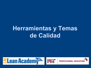 Herramientas y Temas de Calidad